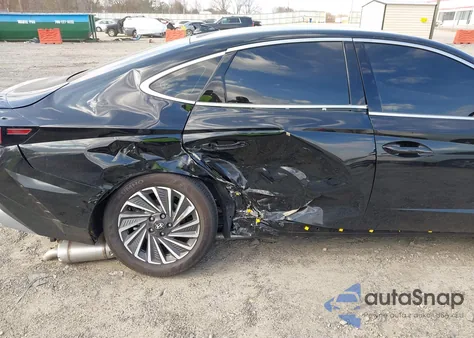 2025 Hyundai Sonata Hybrid Sel from USA, damaged, VIN KMHL34JJ0SA128038